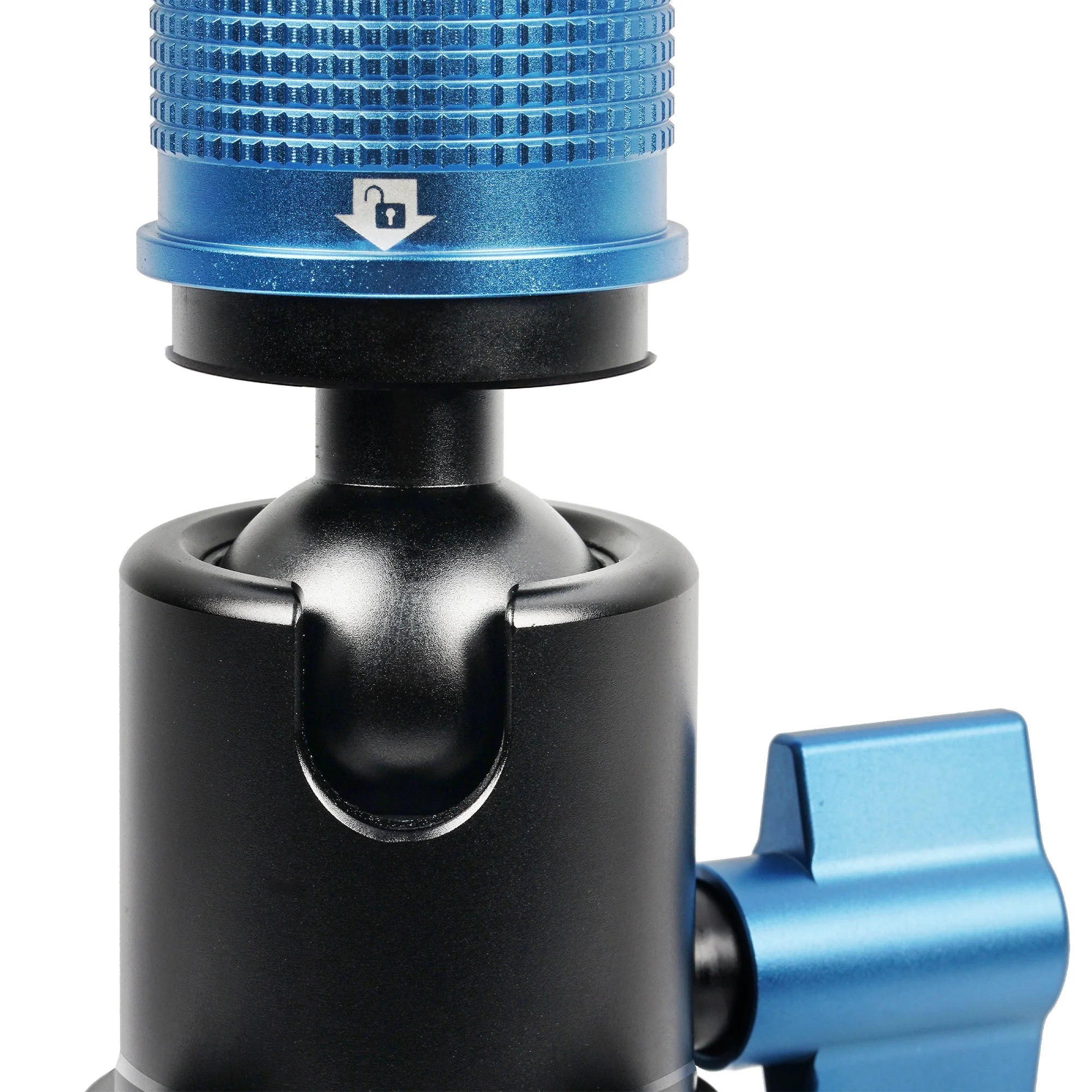 SIRUI P-325FL Carbon Einbeinstativ 178 cm mit Standspinne + Videoneiger VA-5 - Image 10