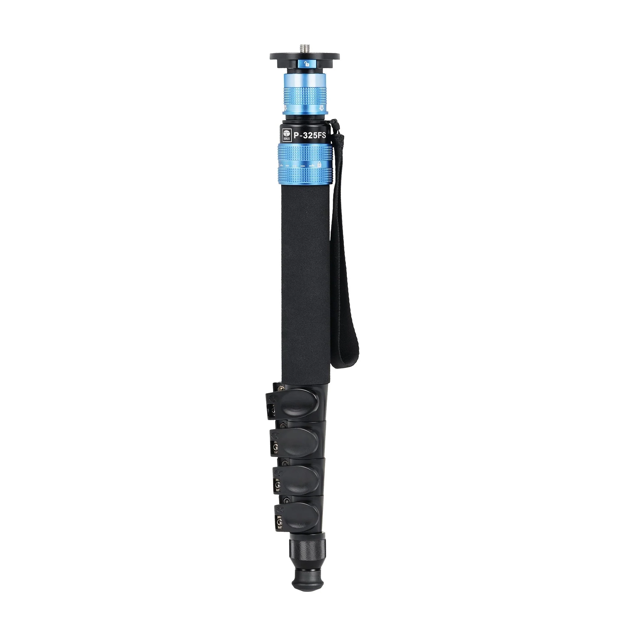 SIRUI P-325FL Carbon Einbeinstativ 178 cm mit Standspinne + Videoneiger VA-5 - Image 5